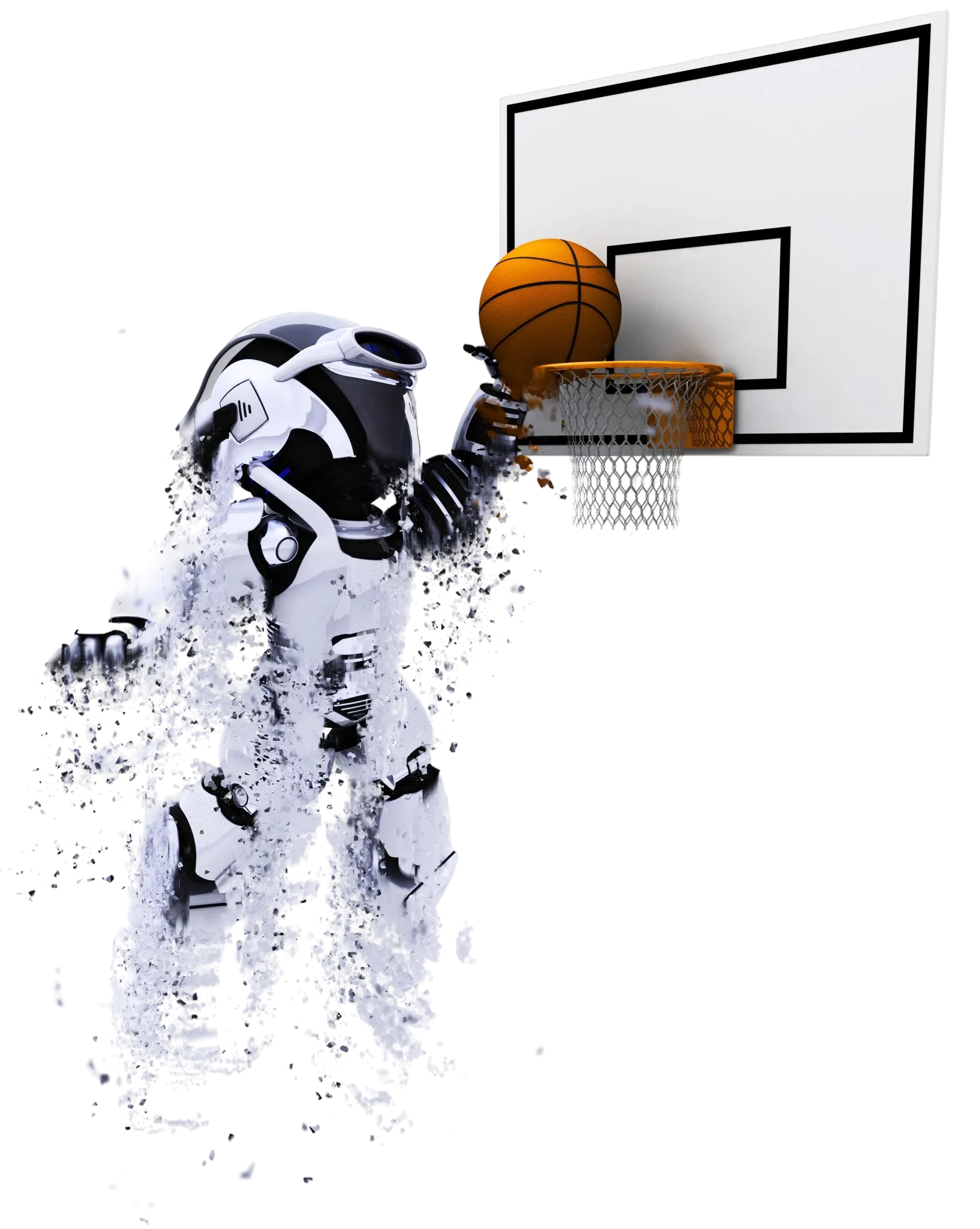 Basketball club payment platform illustration