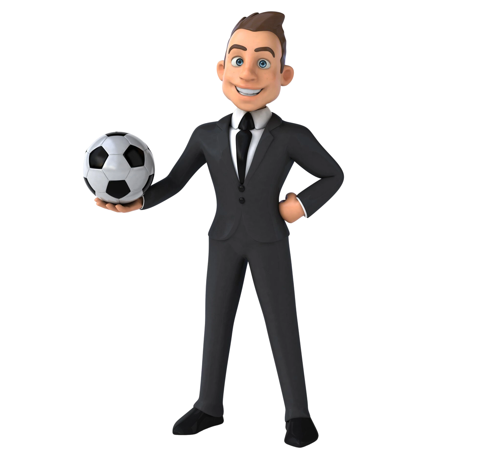 Football club payment platform illustration