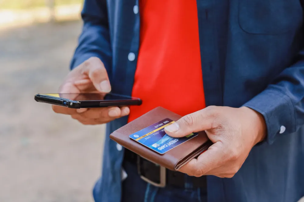 Season ticket wallet illustration